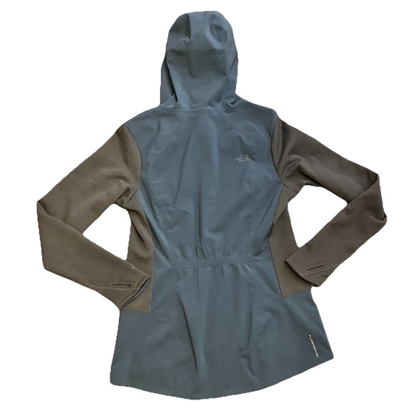 The North Face FlashDry Womens Medium Full Zip Soft Shell Hiking Jacket Hood - Picture 2 of 12